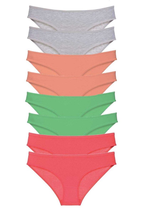 60a141fd4caa3-511.jpg 8 adet Süper Eko Set Likralı Kadın Slip Külot Gri Pudra Yeşil Fuşya