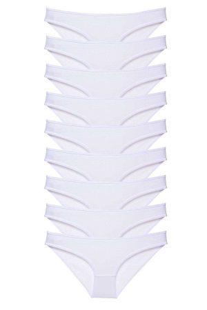 60a17acfa7581-538.jpg 9 adet Süper Eko Set Likralı Kadın Slip Külot Beyaz