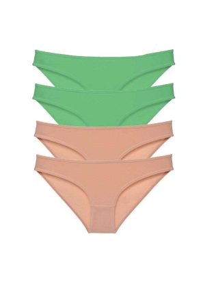 60b8fb405a325-689.jpg 4 adet Süper Eko Set Likralı Kadın Slip Külot Yeşil Ten