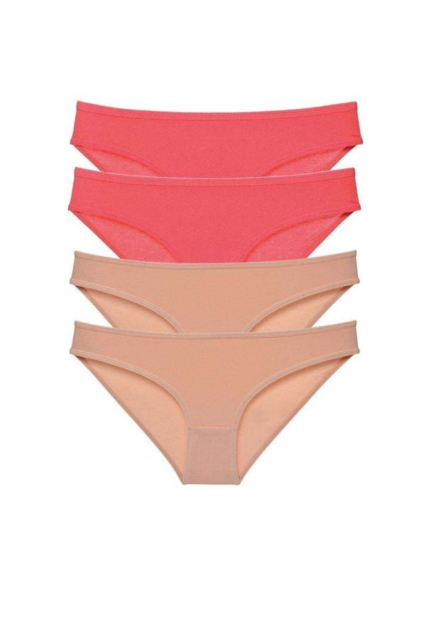 60b8fd2b57f62-698.jpg 4 adet Süper Eko Set Likralı Kadın Slip Külot Fuşya Ten