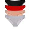 60b9002f4165a-707.jpg 4 adet Süper Eko Set Likralı Kadın Slip Külot Siyah Kırmızı Ten Gri