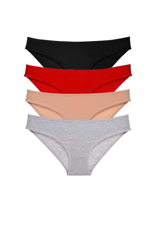 60b9002f4165a-707.jpg 4 adet Süper Eko Set Likralı Kadın Slip Külot Siyah Kırmızı Ten Gri