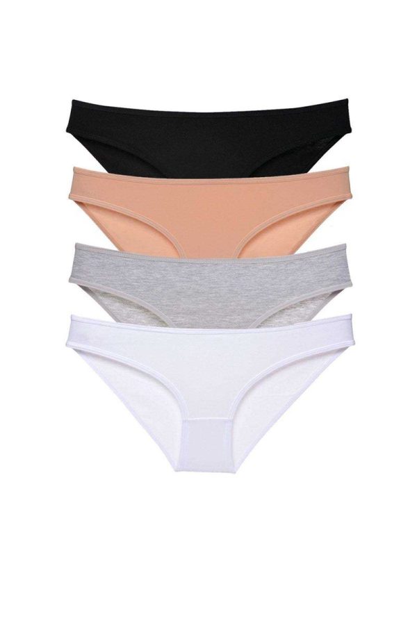 60b911cc07d1a-714.jpg 4 adet Süper Eko Set Likralı Kadın Slip Külot Siyah Ten Gri Beyaz