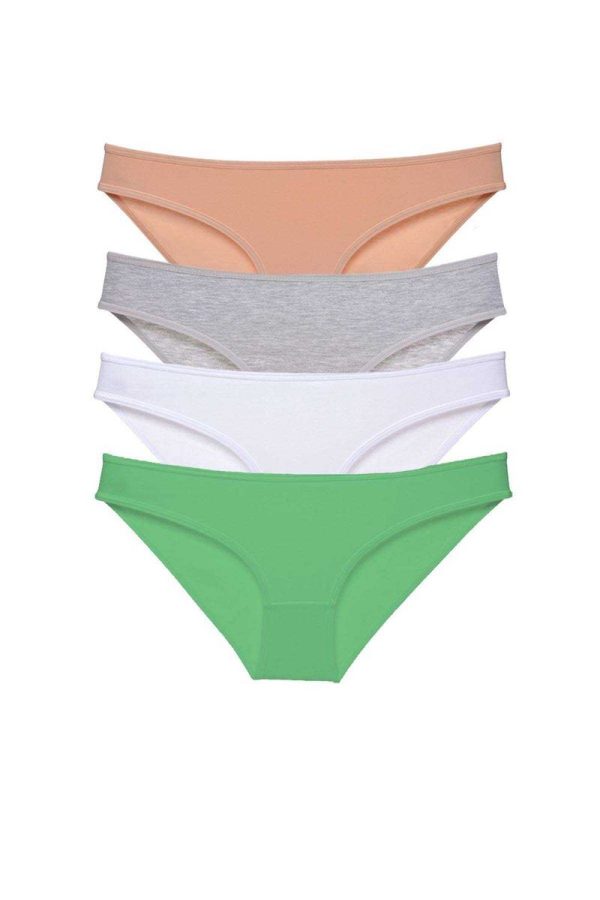 60b9143d75804-723.jpg 4 adet Süper Eko Set Likralı Kadın Slip Külot Ten Gri Beyaz Yeşil