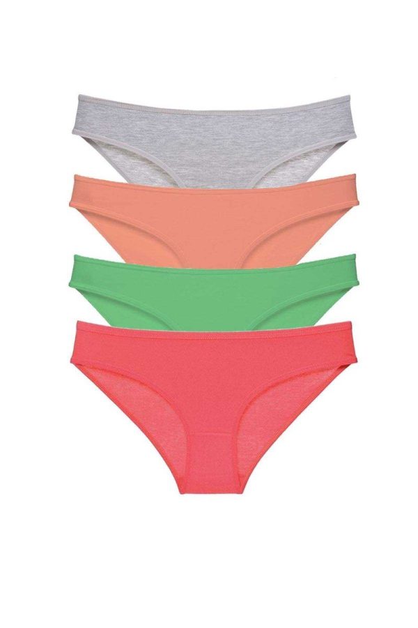 60b91b098de76-742.jpg 4 adet Süper Eko Set Likralı Kadın Slip Külot Gri Pudra Yeşil Fuşya
