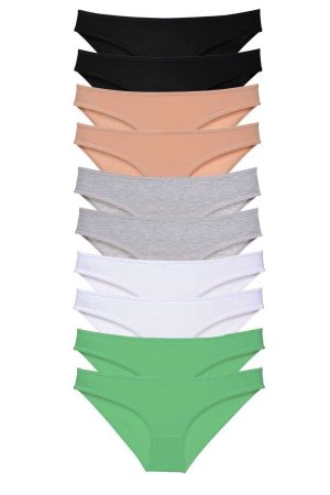 60bf7cf42e704-939.jpg 10 adet Süper Eko Set Likralı Kadın Slip Külot Siyah Ten Gri Beyaz Yeşil