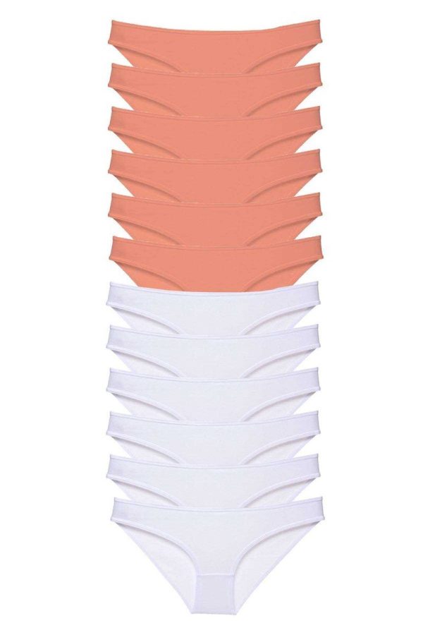 60c666660d82a-1087.jpg 12 adet Eko Set Likralı Kadın Slip Külot Pudra Beyaz