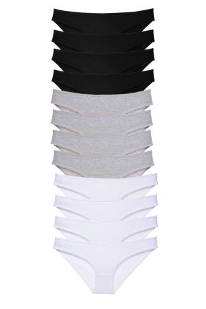 60cdbf7d34986-1149.jpg 12 adet Süper Eko Set Likralı Kadın Slip Külot Siyah Gri Beyaz