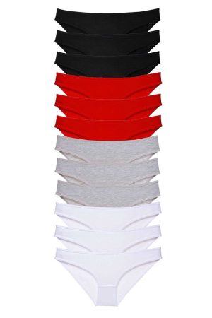 60cdc75133a43-1253.jpg 12 adet Süper Eko Set Likralı Kadın Slip Külot Siyah Kırmızı Gri Beyaz