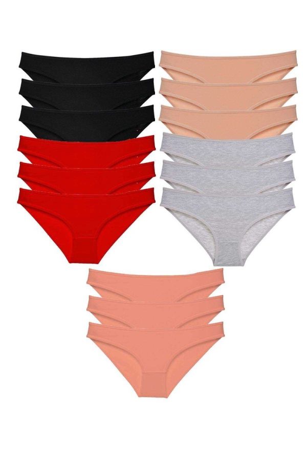 60e3257618ef1-1507.jpg 15 adet Süper Eko Set Likralı Kadın Slip Külot Siyah Kırmızı Ten Gri Pudra
