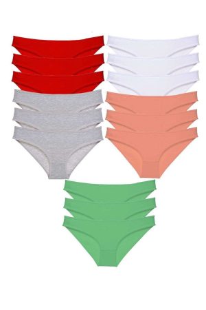60e32c14d3e88-1589.jpg 15 adet Süper Eko Set Likralı Kadın Slip Külot Kırmızı Gri Beyaz Pudra Yeşil