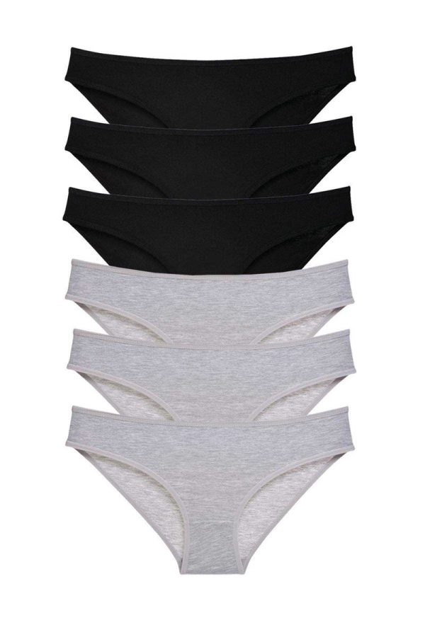 60e3371083d8e-1699.jpg 6 adet Süper Eko Set Likralı Kadın Slip Külot Siyah Gri