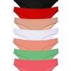 8 adet Süper Eko Set Likralı Kadın Slip Külot Set 5