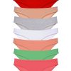 8 adet Süper Eko Set Likralı Kadın Slip Külot Set 8