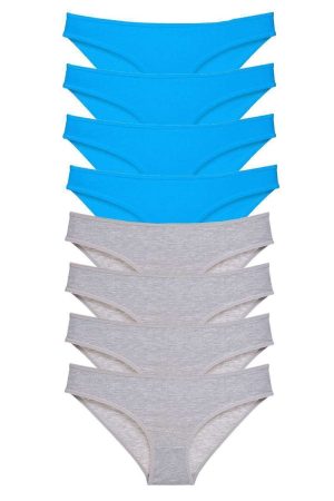 6114339321e56-1927.jpg 8 adet Eko Set Likralı Kadın Slip Külot Gri ve Mavi