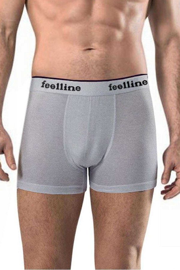 6122a0a8d8ec8-2101.jpg 9 adet Feelline Gri Pamuklu Doğal Likralı Erkek Boxer