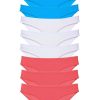 613e51a03b114-2413.jpg 9 adet Süper Eko Set Likralı Kadın Slip Külot Fuşya Beyaz Mavi
