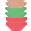 614a389c3b08a-2539.jpg 6 adet Süper Eko Set Likralı Kadın Slip Külot Ten Yeşil Fuşya