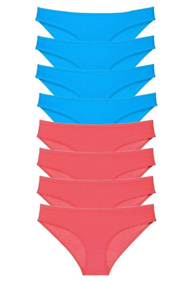 614c8f1a6a7d3-2687.jpg 8 adet Süper Eko Set Likralı Kadın Slip Külot Fuşya ve Mavi