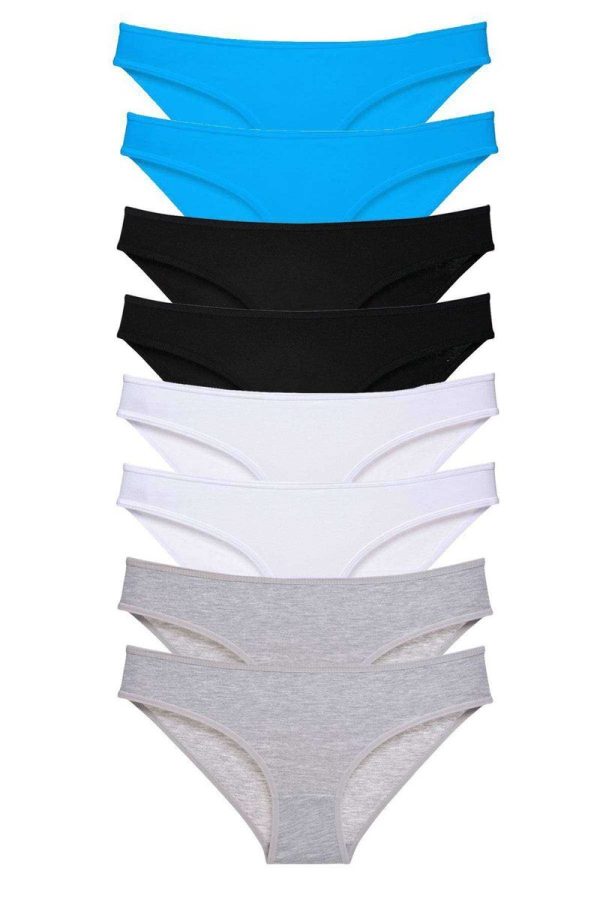 6150a6900b4c8-2716.jpg 8 adet Süper Eko Set Likralı Kadın Slip Külot Siyah Gri Beyaz Mavi