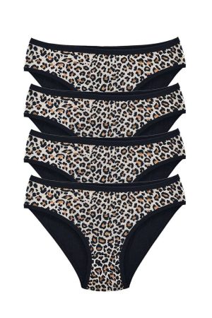 615c9ff2b4165-2939.jpg 4 Adet Leopar Desenli Likralı Yumuşak Dokulu Kadın Slip Külot