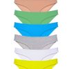6161ebdd3f06b-3138.jpg 7 adet Süper Eko Set Likralı Kadın Slip Külot Çok Renkli