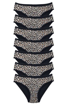 6163173ddabc9-3225.jpg 7 Adet Leopar Desenli Likralı Yumuşak Dokulu Kadın Slip Külot