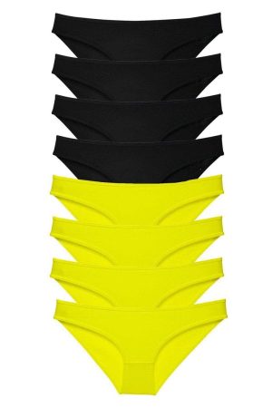 616a89c7cfb44-3391.jpg 8 adet Süper Eko Set Likralı Kadın Slip Külot Sarı Siyah