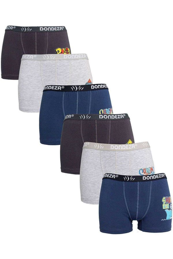 616fe0fc0edbe-3716.jpg 6 adet Düz Baskılı Erkek Çocuk Boxer 506