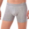 3 adet Tutku Likralı Erkek Gri Boxer 0114