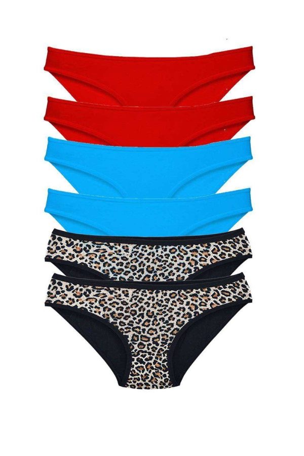 617d4f318b6d8-3816.jpg 6 Adet Likralı Kadın Slip Külot Leopar Kırmızı Mavi