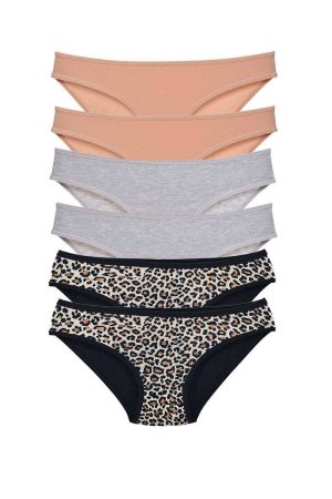 617d4f82bfb04-3820.jpg 6 Adet Likralı Kadın Slip Külot Leopar Ten Gri