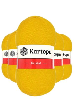 61b9f7d67fae4-7893.jpg 5 Adet Kristal Çift Katlı El Örgü Lif İpi Koyu Sarı K320