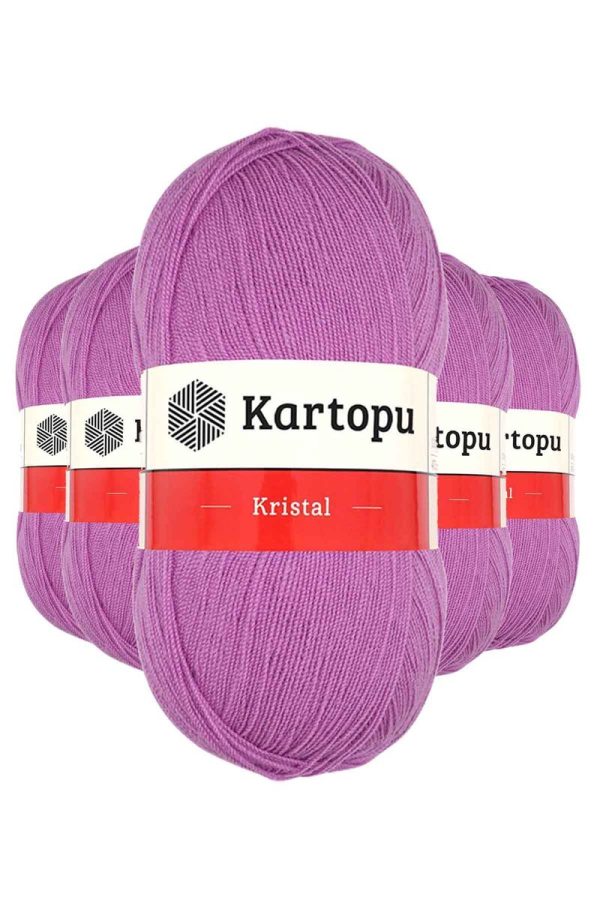 61b9f9896cb03-7911.jpg 5 Adet Kristal Çift Katlı El Örgü Lif İpi Leylak K805