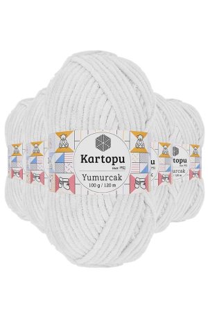 61c3158e306d2-8039.jpg 5 Adet Yumurcak Kadife El Örgü İpi Kar Beyaz K010