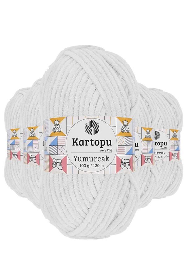 61c3158e306d2-8039.jpg 5 Adet Yumurcak Kadife El Örgü İpi Kar Beyaz K010