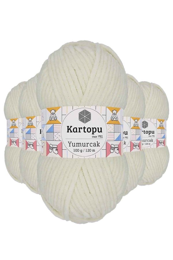 61c487fa53011-8100.jpg 5 Adet Yumurcak Kadife El Örgü İpi Kırık Beyaz K011