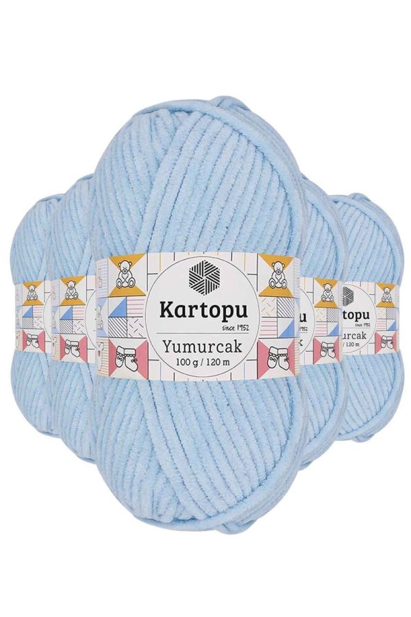 61c5cffa7e324-8111.jpg 5 Adet Yumurcak Kadife El Örgü İpi Bebe Mavi K523