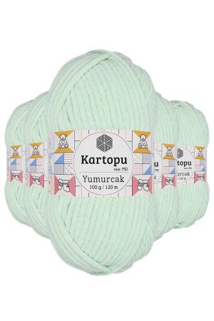 61c5d0fd98a34-8114.jpg 5 Adet Yumurcak Kadife El Örgü İpi Su Yeşili K560