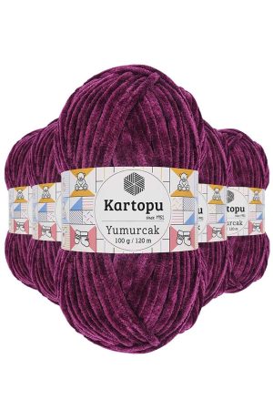 61c5d1a914ba1-8117.jpg 5 Adet Yumurcak Kadife El Örgü İpi Mürdüm K726