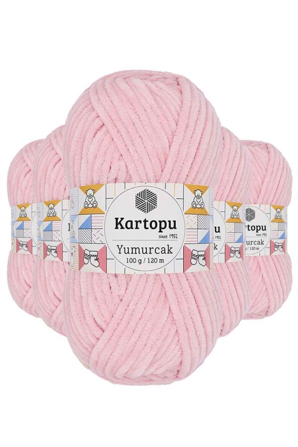 61c5d1dfa23a4-8118.jpg 5 Adet Yumurcak Kadife El Örgü İpi Bebe Pembe K768