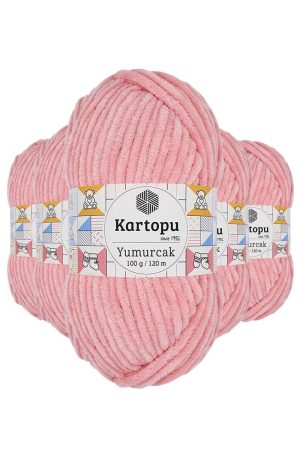 61c5d26956de5-8120.jpg 5 Adet Yumurcak Kadife El Örgü İpi Pudra K777