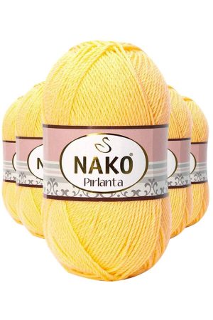 61e183c257d46-8292.jpg 5 Adet Pırlanta Amigurumi El Örgü İpi Yünü Saman Sarı 215