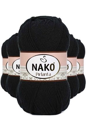 61e18402570eb-8293.jpg 5 Adet Pırlanta Amigurumi El Örgü İpi Yünü Siyah 217