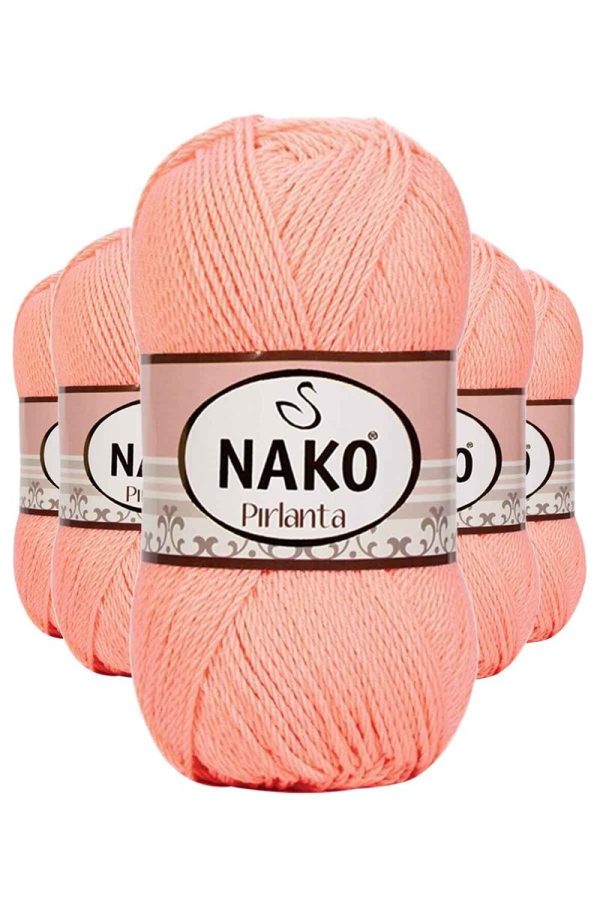 61e185b8c6d52-8296.jpg 5 Adet Pırlanta Amigurumi El Örgü İpi Yünü Somon 3148