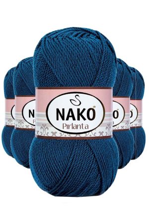 61e18e0dee761-8306.jpg 5 Adet Pırlanta Amigurumi El Örgü İpi Yünü Petrol Mavi 10328