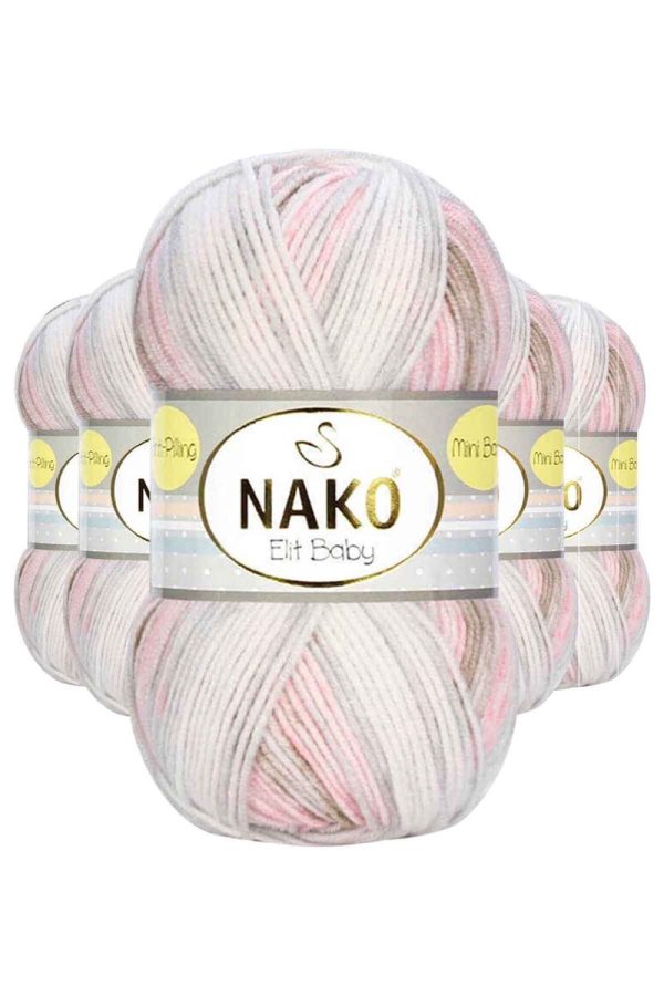 61e6c85a4a4b5-8545.jpg 5 Adet Mini Batik Bebe El Örgü İpi Kahveli Pembe 32463