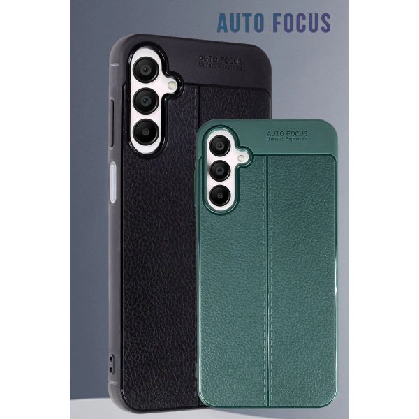 Samsung Galaxy A35 5g Kılıf Auto Focus Kapak - Koyu Yeşil