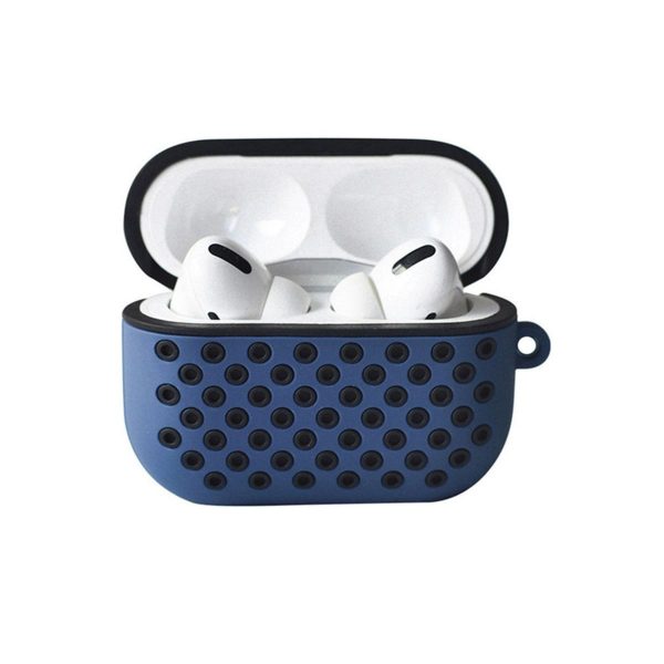 Apple Airpods Pro 2 (2.nesil) Spor Delikli Kılıf - Lacivert-siyah