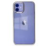 Apple İphone 12 Kılıf Element Silikon - Gümüş